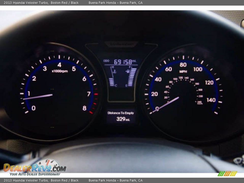 2013 Hyundai Veloster Turbo Boston Red / Black Photo #20