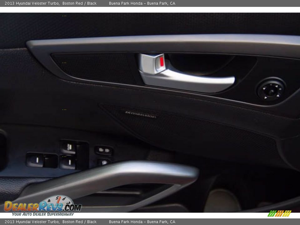 2013 Hyundai Veloster Turbo Boston Red / Black Photo #22
