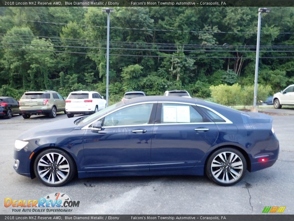 Blue Diamond Metallic 2018 Lincoln MKZ Reserve AWD Photo #6