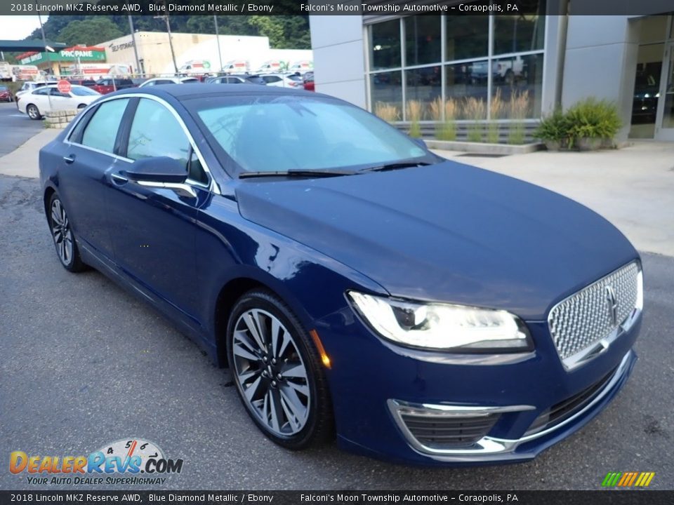 Front 3/4 View of 2018 Lincoln MKZ Reserve AWD Photo #9