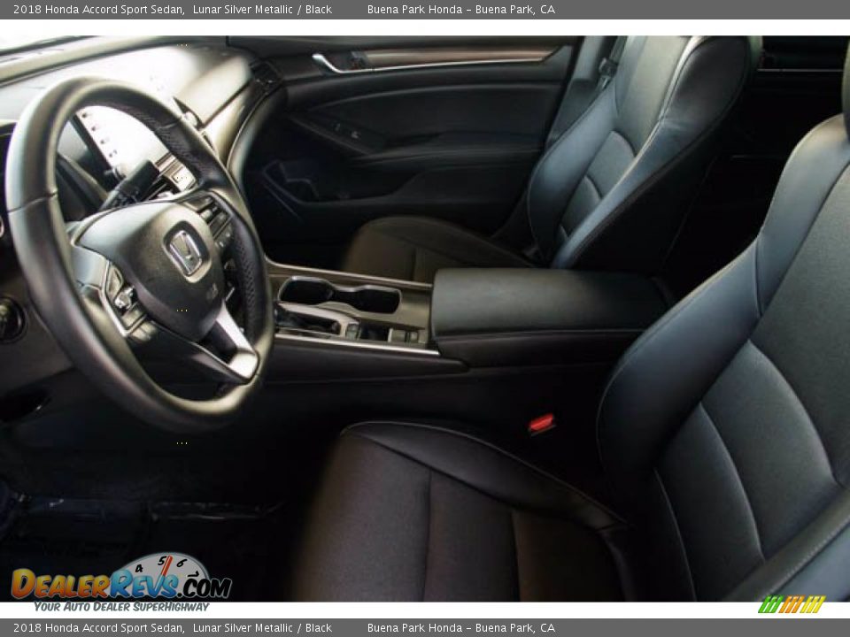 2018 Honda Accord Sport Sedan Lunar Silver Metallic / Black Photo #3