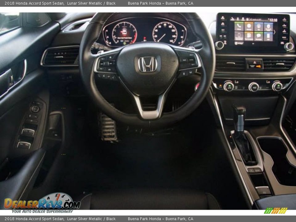 2018 Honda Accord Sport Sedan Lunar Silver Metallic / Black Photo #5