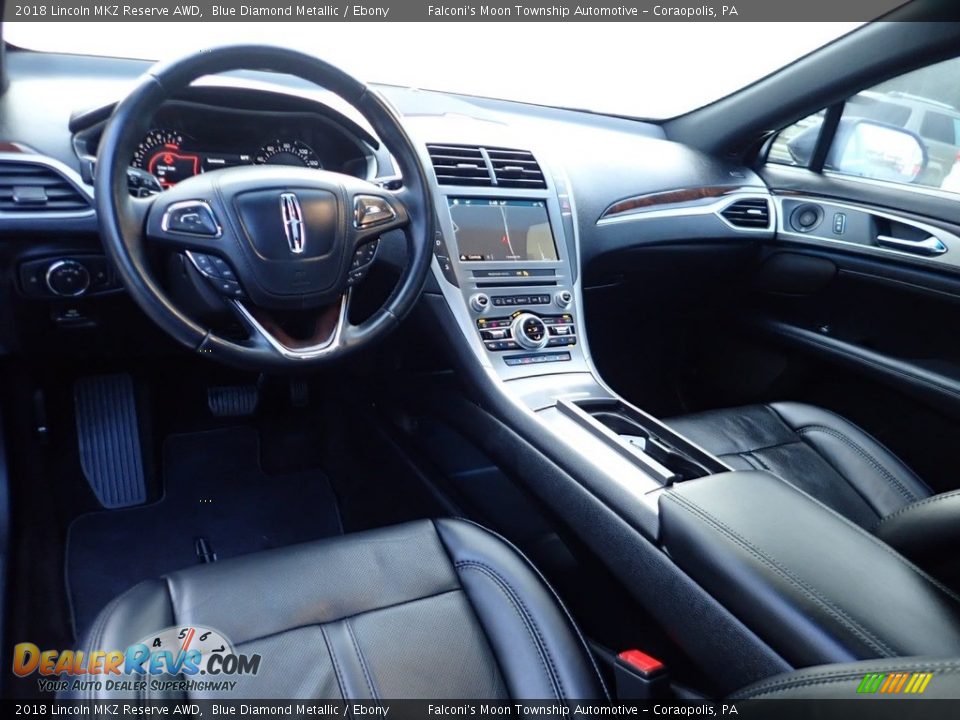 Ebony Interior - 2018 Lincoln MKZ Reserve AWD Photo #18