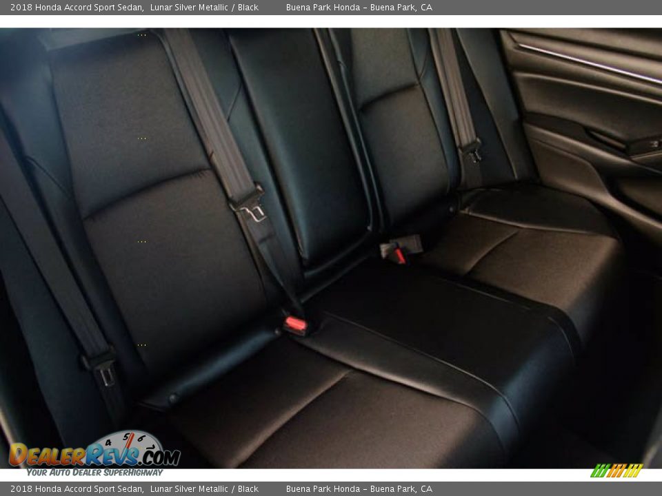 2018 Honda Accord Sport Sedan Lunar Silver Metallic / Black Photo #22