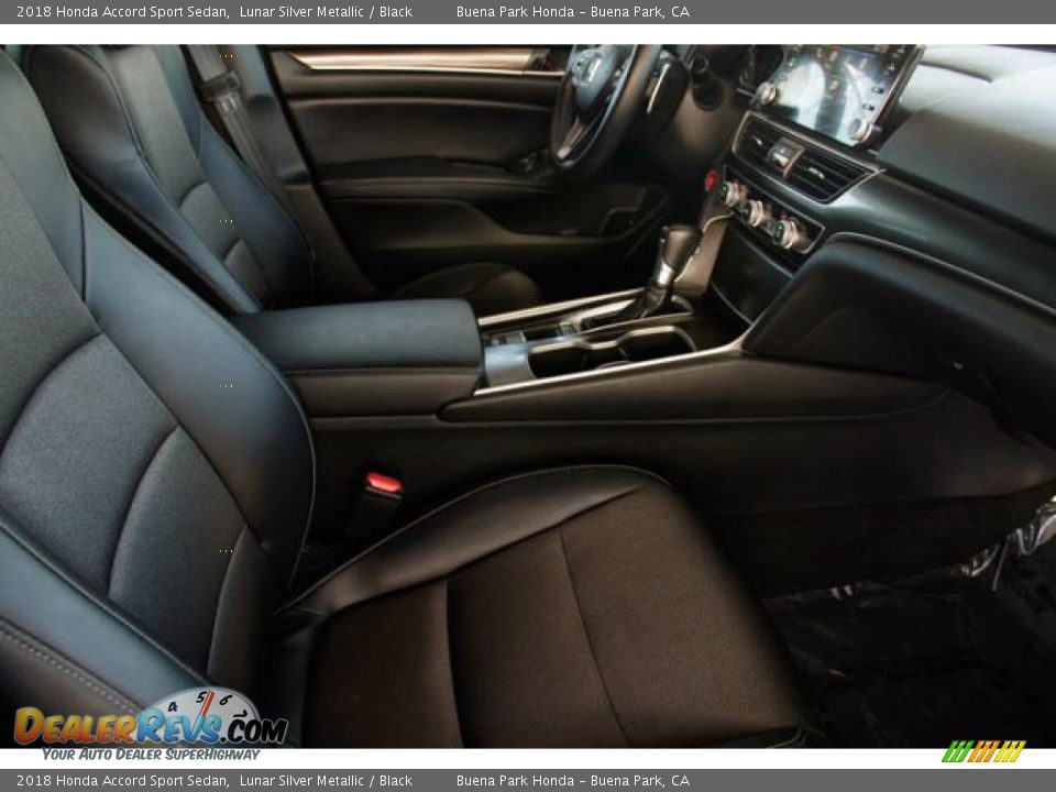 2018 Honda Accord Sport Sedan Lunar Silver Metallic / Black Photo #23