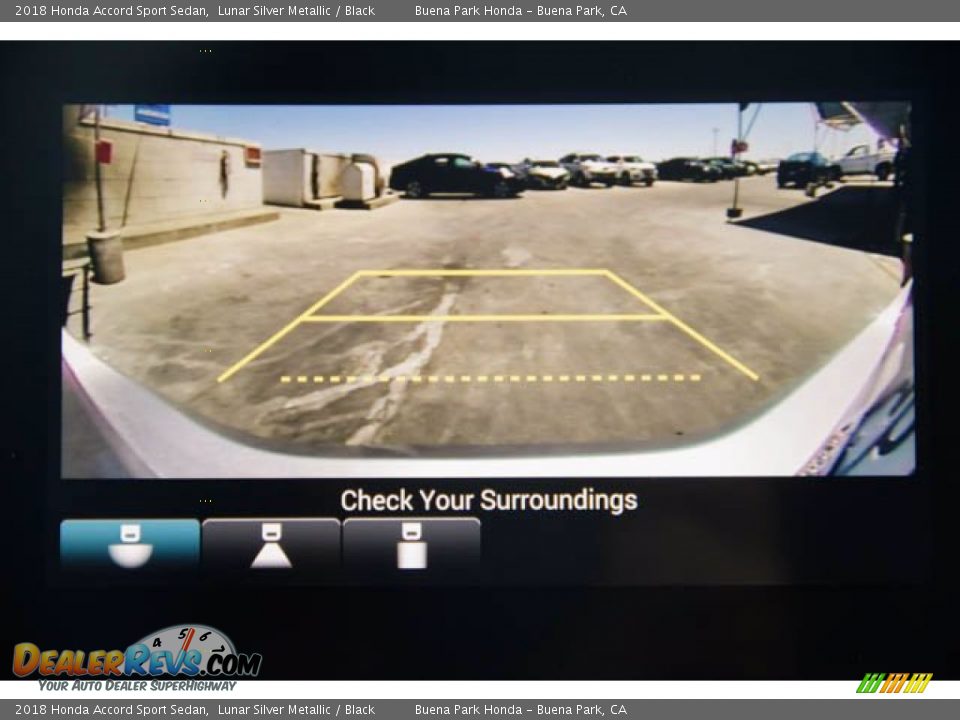 2018 Honda Accord Sport Sedan Lunar Silver Metallic / Black Photo #26