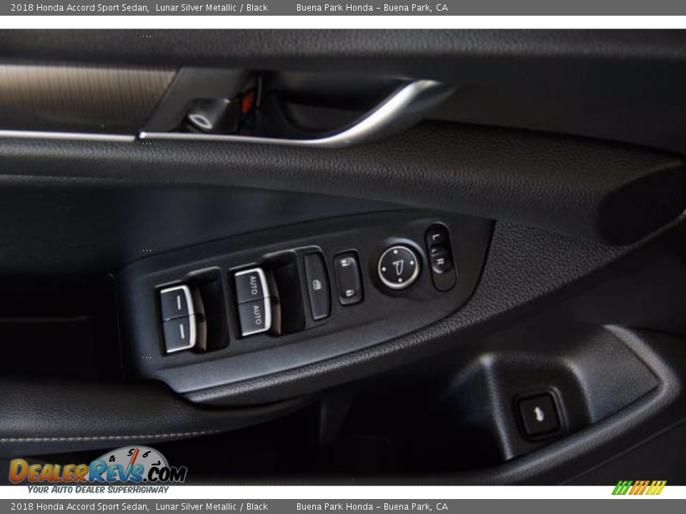 2018 Honda Accord Sport Sedan Lunar Silver Metallic / Black Photo #29