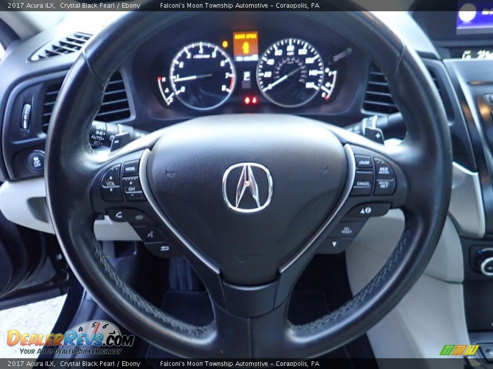 2017 Acura ILX Crystal Black Pearl / Ebony Photo #21