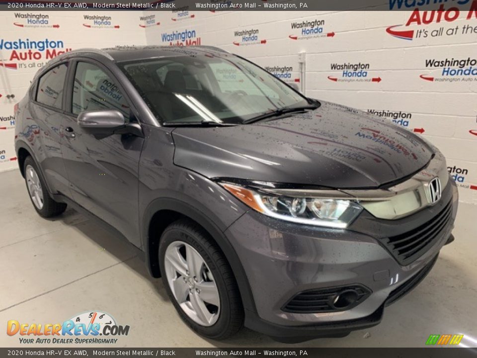 2020 Honda HR-V EX AWD Modern Steel Metallic / Black Photo #32