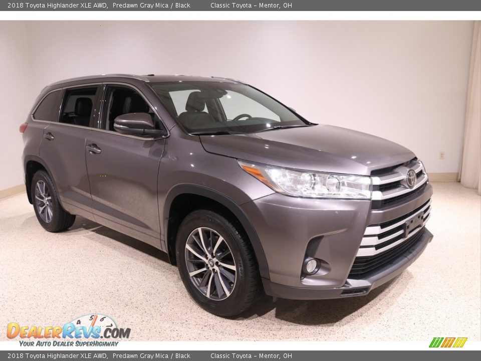 2018 Toyota Highlander XLE AWD Predawn Gray Mica / Black Photo #1