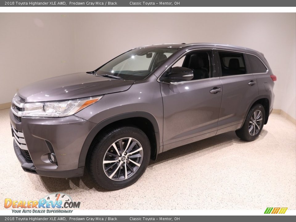 2018 Toyota Highlander XLE AWD Predawn Gray Mica / Black Photo #3