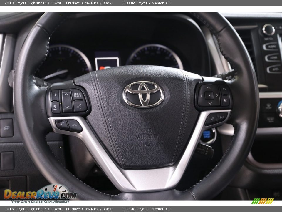 2018 Toyota Highlander XLE AWD Predawn Gray Mica / Black Photo #7