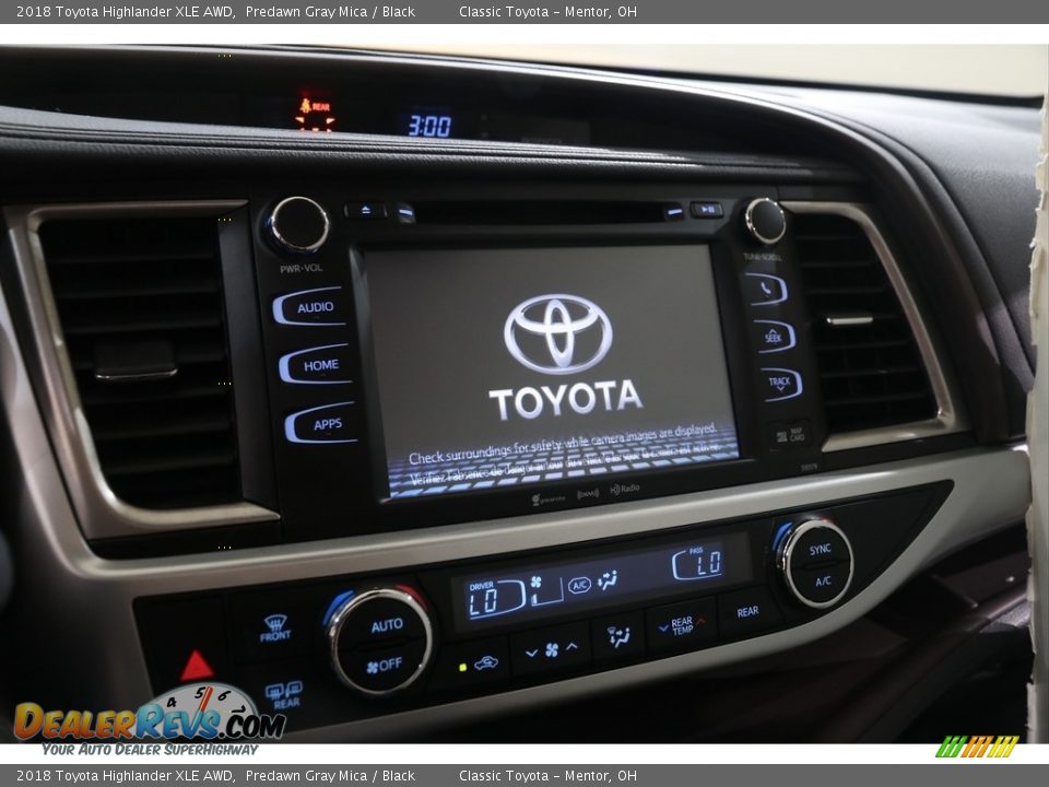 2018 Toyota Highlander XLE AWD Predawn Gray Mica / Black Photo #8