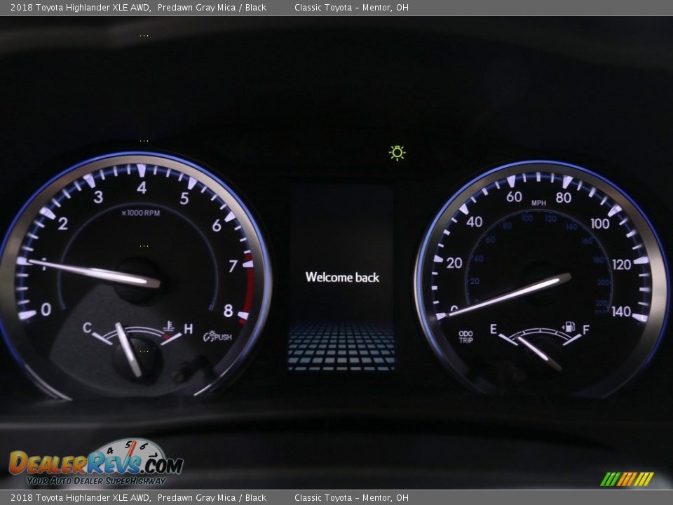 2018 Toyota Highlander XLE AWD Predawn Gray Mica / Black Photo #9