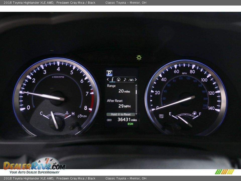2018 Toyota Highlander XLE AWD Predawn Gray Mica / Black Photo #10