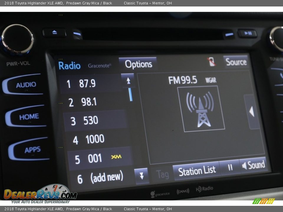 2018 Toyota Highlander XLE AWD Predawn Gray Mica / Black Photo #12
