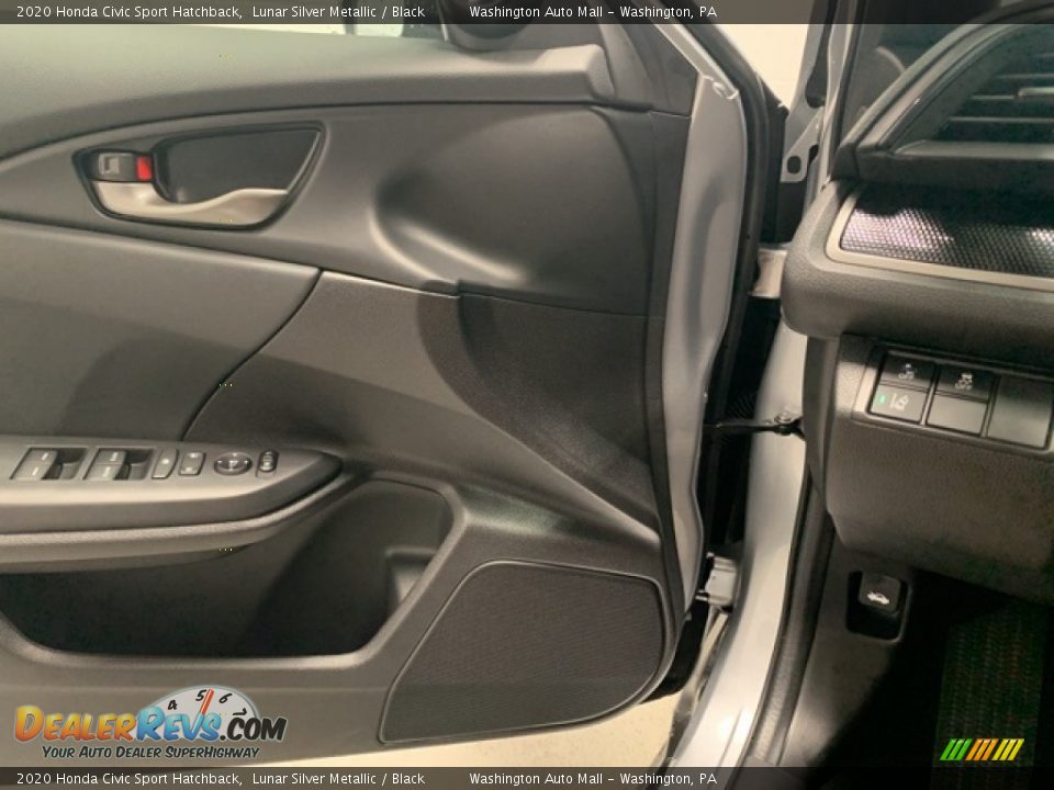 2020 Honda Civic Sport Hatchback Lunar Silver Metallic / Black Photo #8
