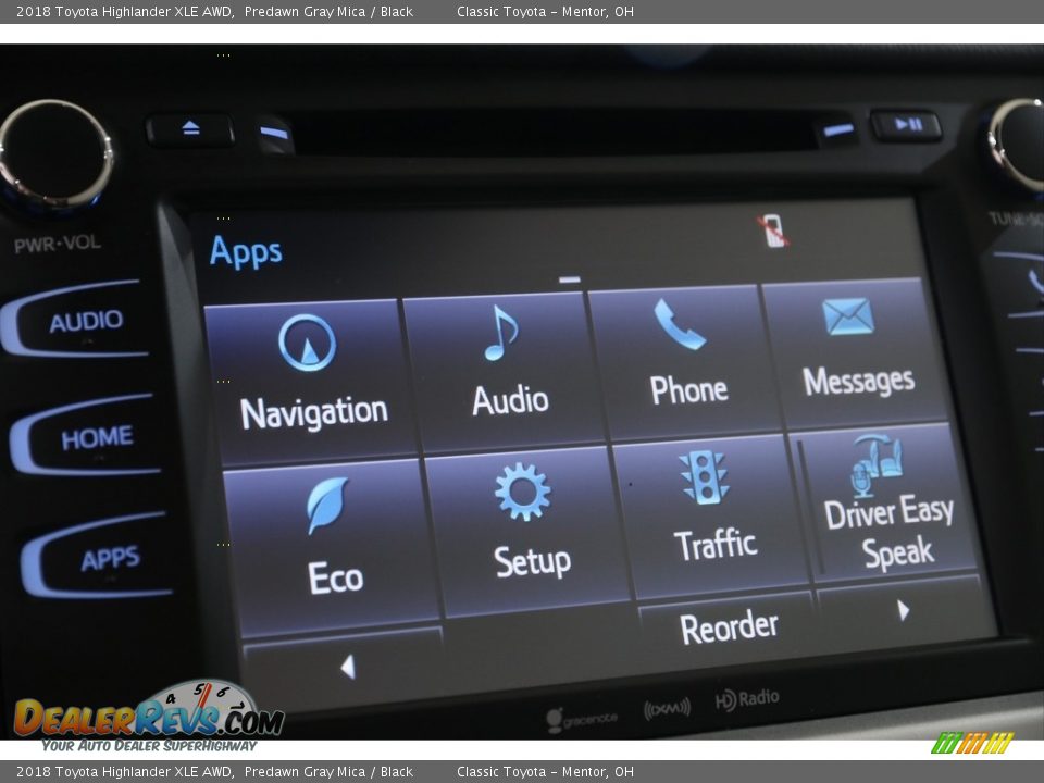 2018 Toyota Highlander XLE AWD Predawn Gray Mica / Black Photo #13