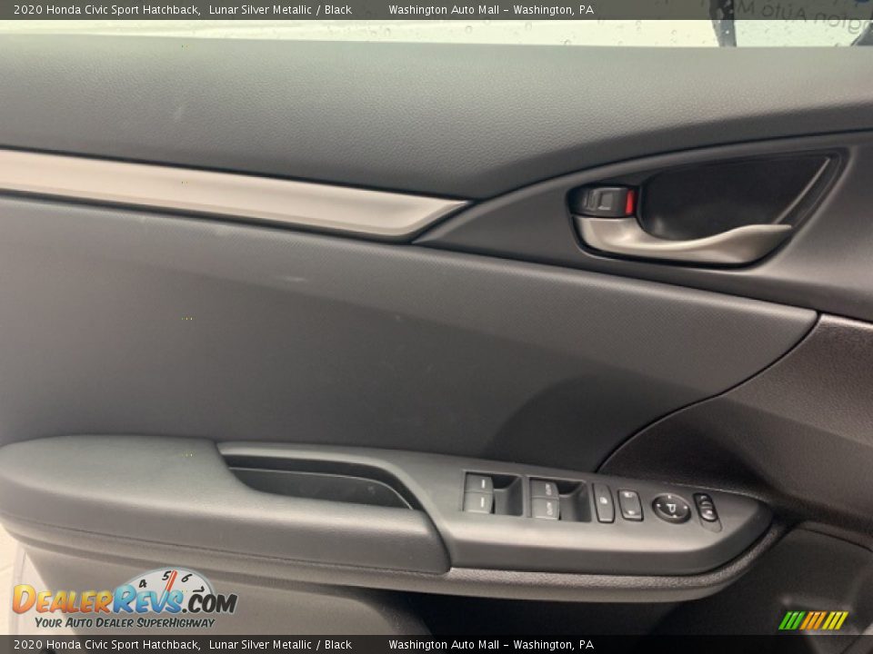 2020 Honda Civic Sport Hatchback Lunar Silver Metallic / Black Photo #9