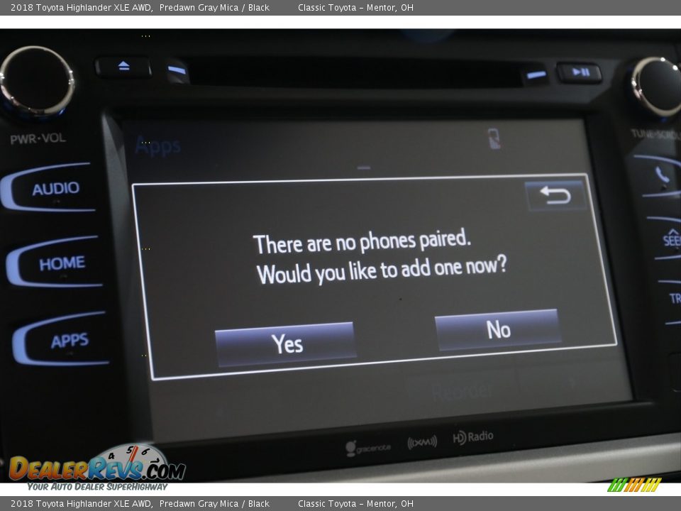 2018 Toyota Highlander XLE AWD Predawn Gray Mica / Black Photo #14