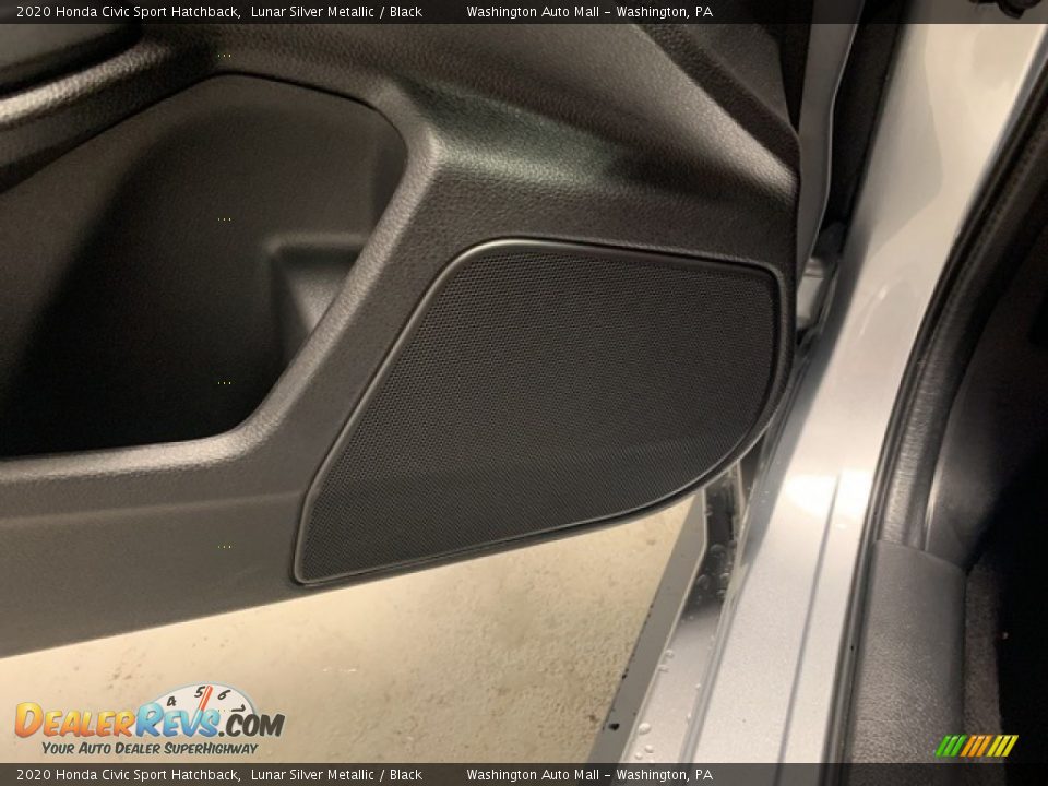 2020 Honda Civic Sport Hatchback Lunar Silver Metallic / Black Photo #10