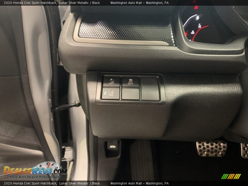2020 Honda Civic Sport Hatchback Lunar Silver Metallic / Black Photo #11