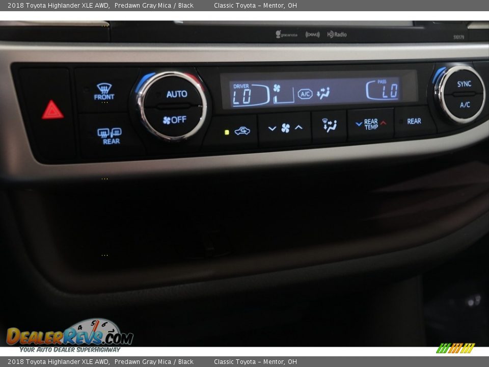 2018 Toyota Highlander XLE AWD Predawn Gray Mica / Black Photo #18