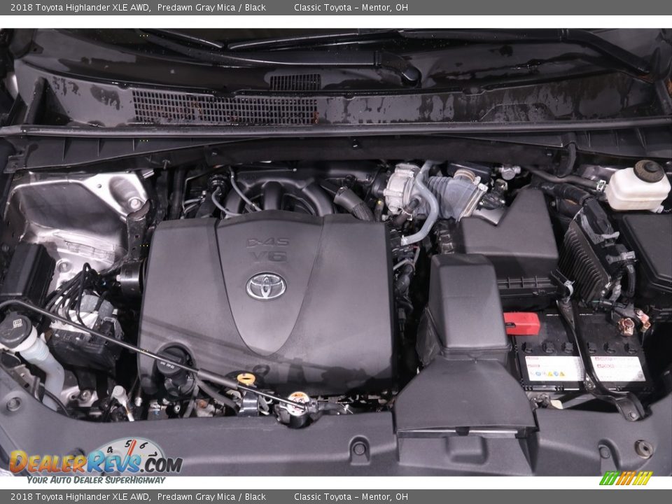 2018 Toyota Highlander XLE AWD Predawn Gray Mica / Black Photo #28