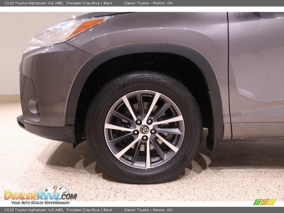 2018 Toyota Highlander XLE AWD Predawn Gray Mica / Black Photo #29