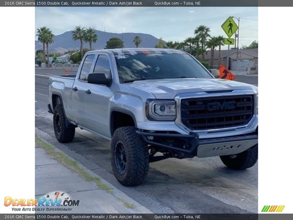 2016 GMC Sierra 1500 Double Cab Quicksilver Metallic / Dark Ash/Jet Black Photo #1