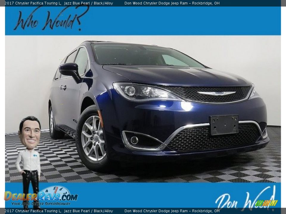 2017 Chrysler Pacifica Touring L Jazz Blue Pearl / Black/Alloy Photo #1