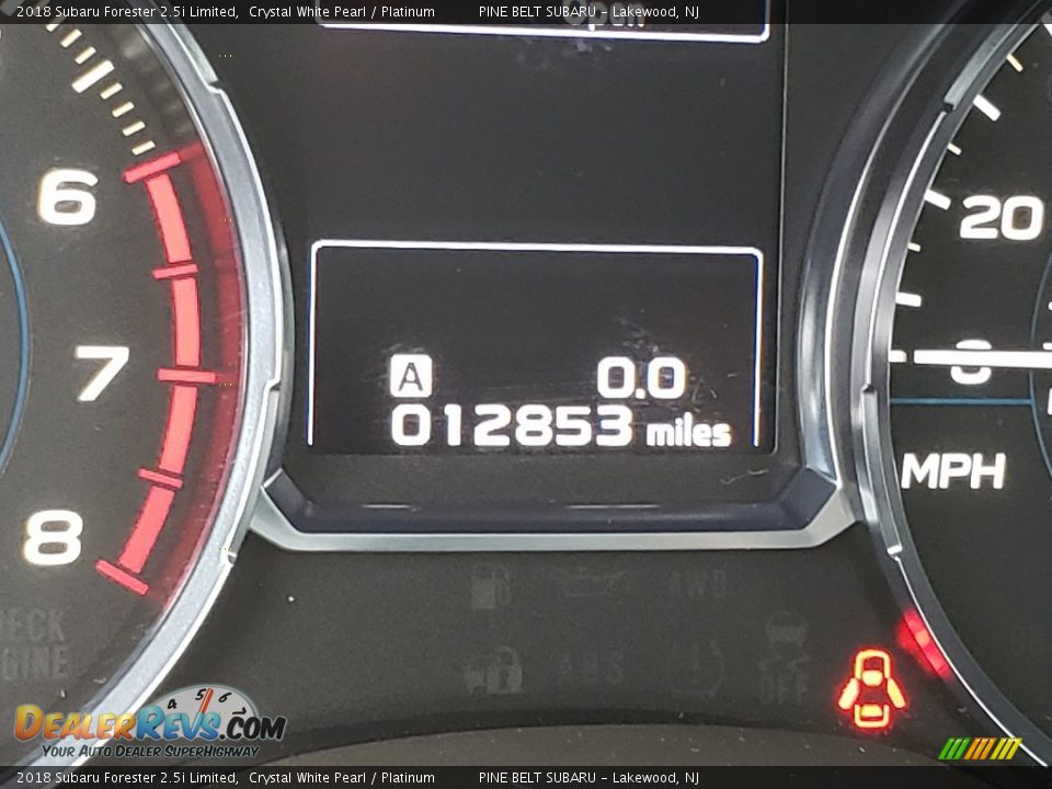 2018 Subaru Forester 2.5i Limited Crystal White Pearl / Platinum Photo #5