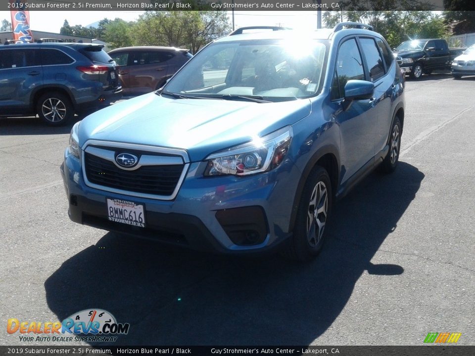 2019 Subaru Forester 2.5i Premium Horizon Blue Pearl / Black Photo #2