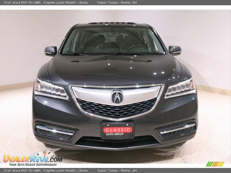 2016 Acura MDX SH-AWD Graphite Luster Metallic / Ebony Photo #2