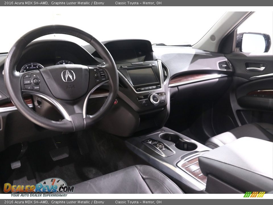Ebony Interior - 2016 Acura MDX SH-AWD Photo #5