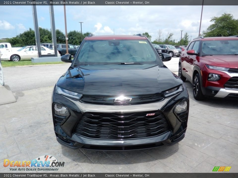 2021 Chevrolet TrailBlazer RS Mosaic Black Metallic / Jet Black Photo #2