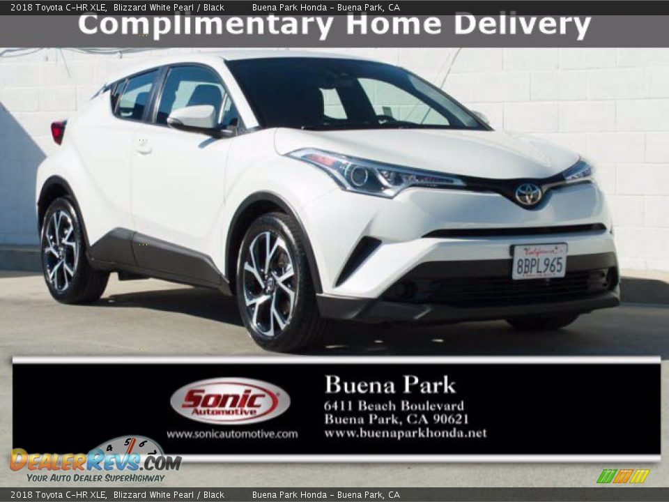 2018 Toyota C-HR XLE Blizzard White Pearl / Black Photo #1