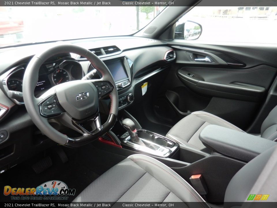 Jet Black Interior - 2021 Chevrolet TrailBlazer RS Photo #6