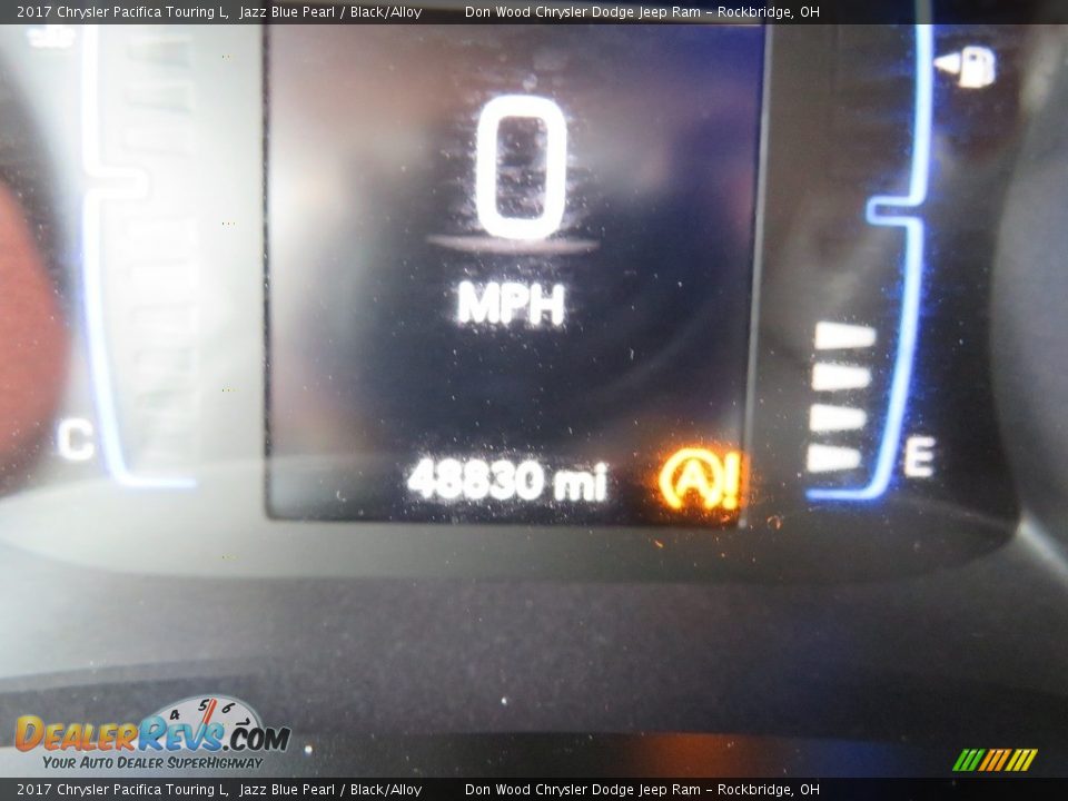 2017 Chrysler Pacifica Touring L Jazz Blue Pearl / Black/Alloy Photo #24