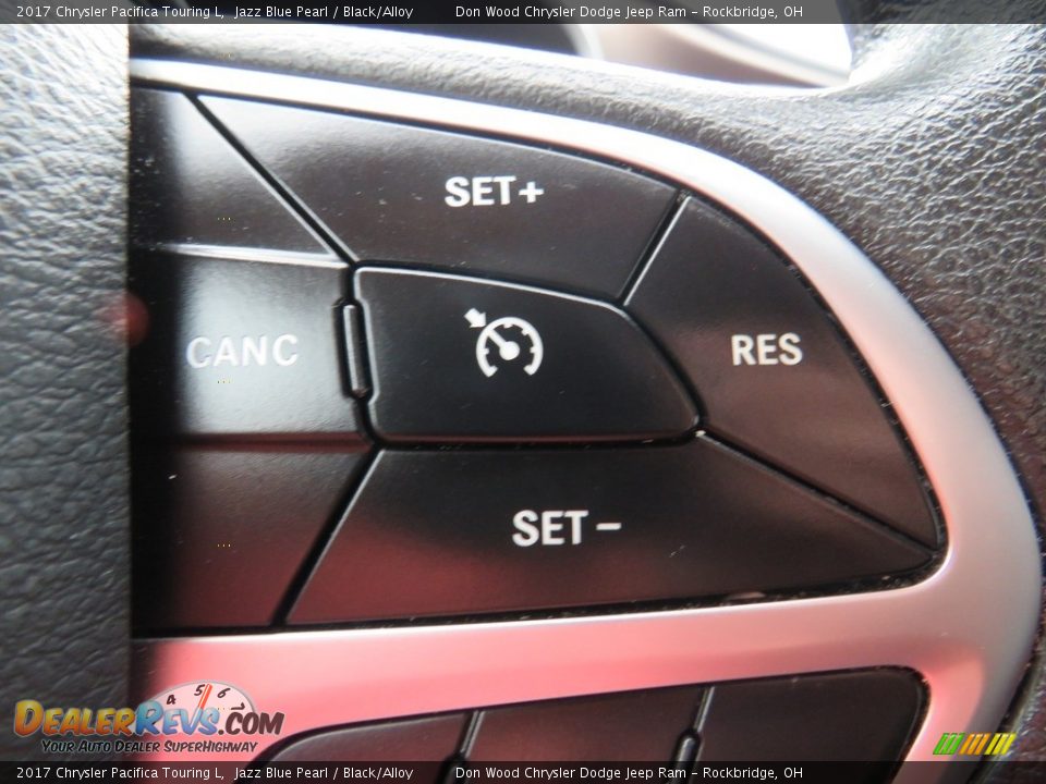 2017 Chrysler Pacifica Touring L Jazz Blue Pearl / Black/Alloy Photo #27