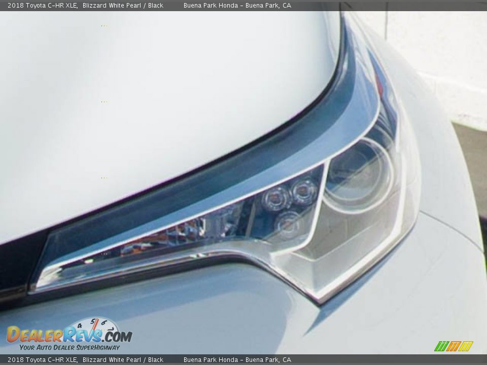 2018 Toyota C-HR XLE Blizzard White Pearl / Black Photo #9
