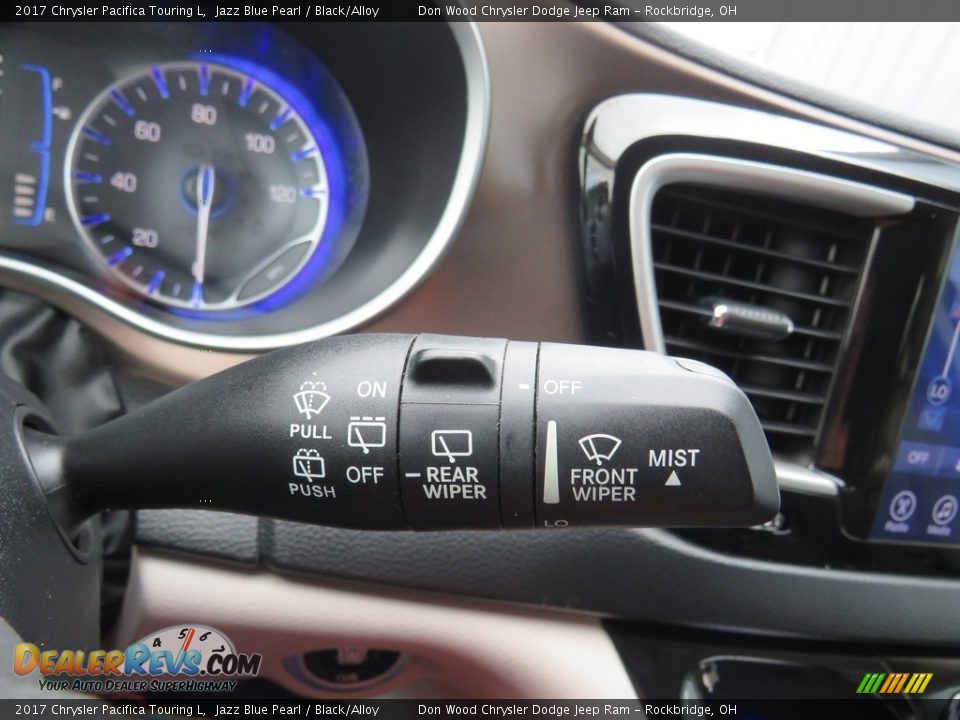 2017 Chrysler Pacifica Touring L Jazz Blue Pearl / Black/Alloy Photo #28