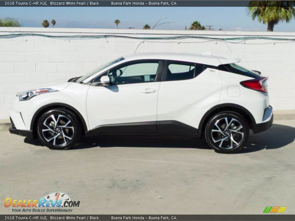 2018 Toyota C-HR XLE Blizzard White Pearl / Black Photo #10