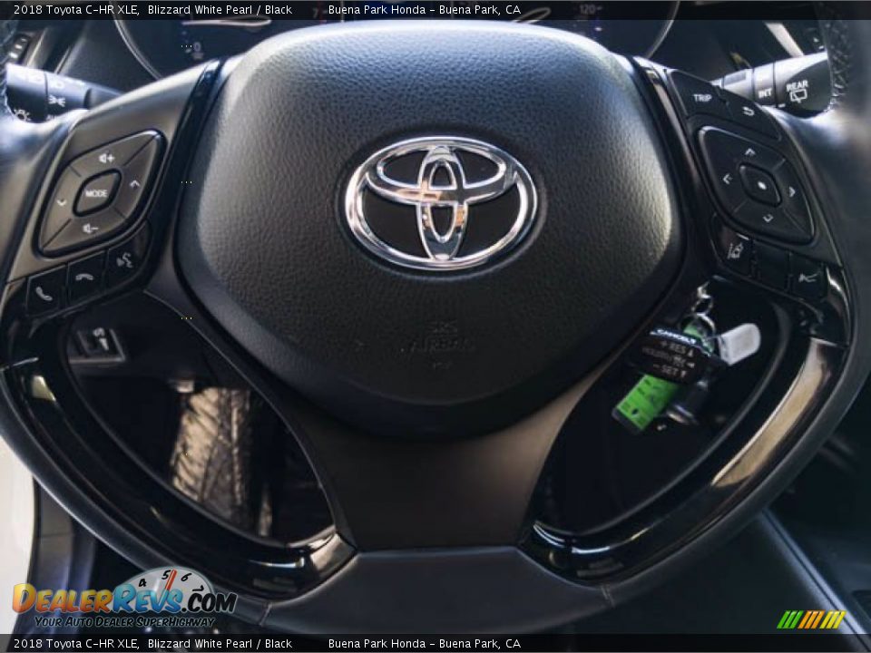 2018 Toyota C-HR XLE Blizzard White Pearl / Black Photo #15