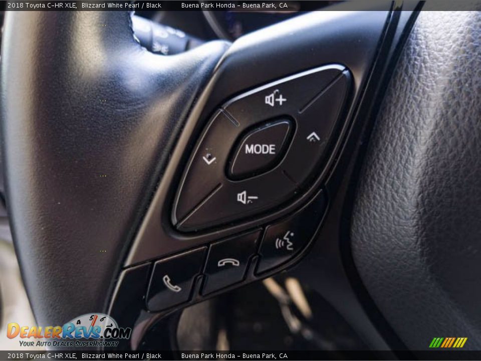 2018 Toyota C-HR XLE Blizzard White Pearl / Black Photo #16