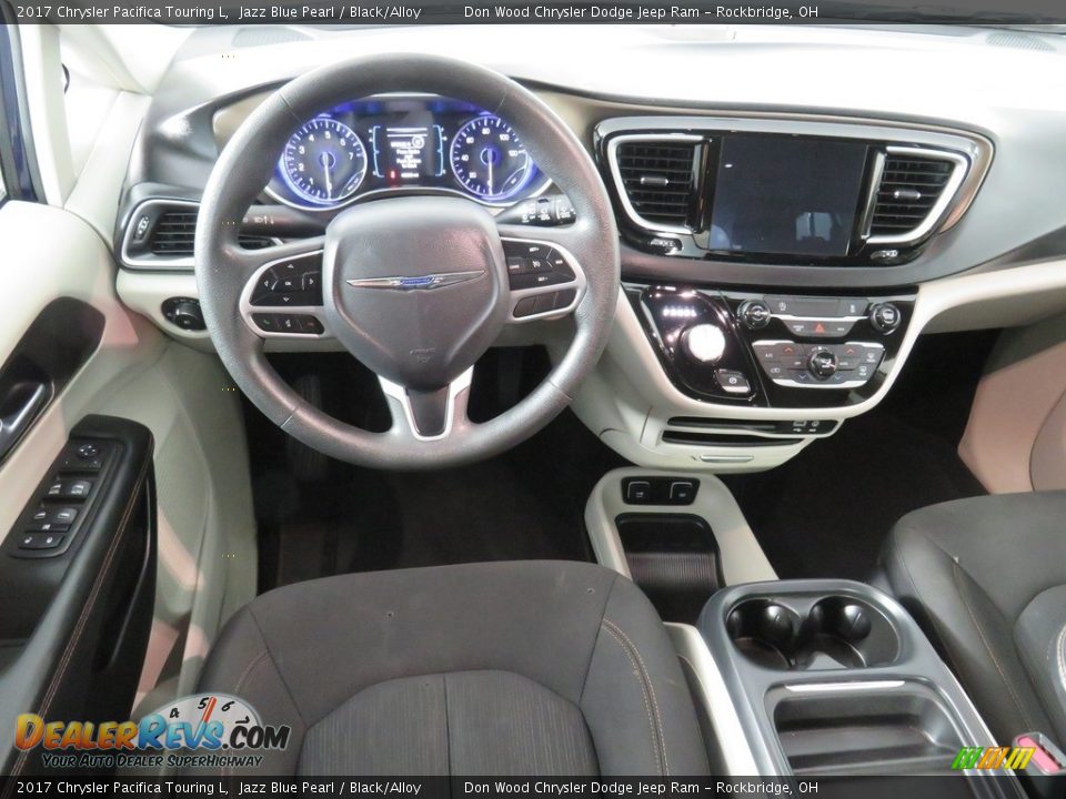 2017 Chrysler Pacifica Touring L Jazz Blue Pearl / Black/Alloy Photo #35