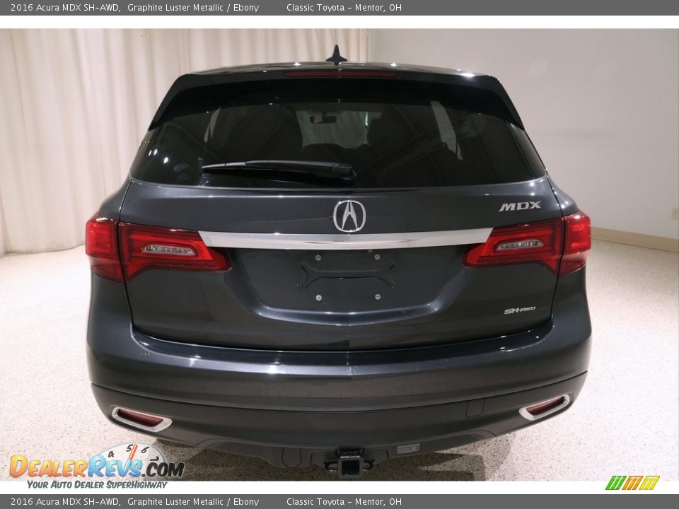 2016 Acura MDX SH-AWD Graphite Luster Metallic / Ebony Photo #30