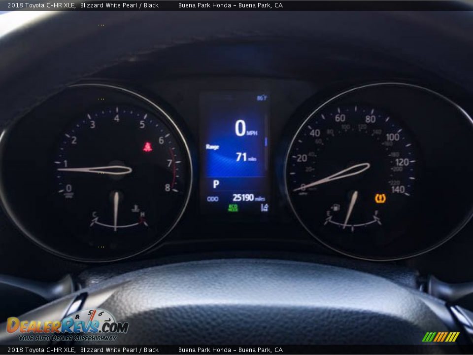 2018 Toyota C-HR XLE Blizzard White Pearl / Black Photo #27