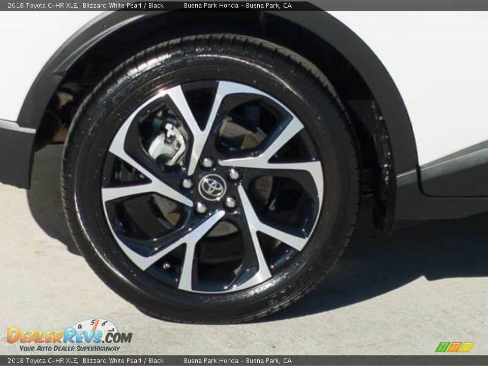 2018 Toyota C-HR XLE Blizzard White Pearl / Black Photo #34