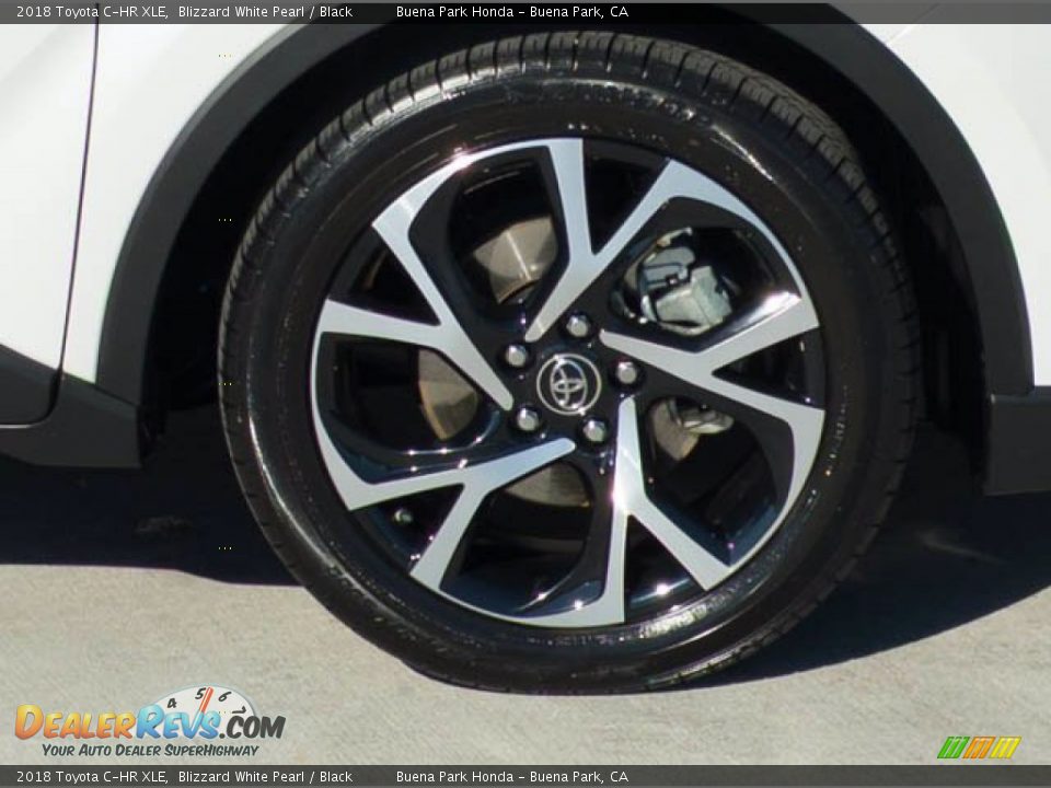 2018 Toyota C-HR XLE Blizzard White Pearl / Black Photo #35